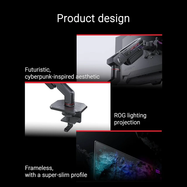 Alt view image 6 of 7 - ROG PG27AQDM-R 27" 1440p 240Hz OLED Gaming Monitor