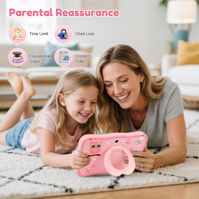 Alt view image 3 of 6 - 7-Inch Toddler Kids Tablet with Parental Control for Boys & Girls