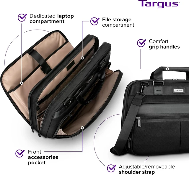Alt view image 3 of 7 - Mobile Elite Checkpoint-Friendly Topload Laptop Bag for 15.4-Inch, Black (TBT045US)
