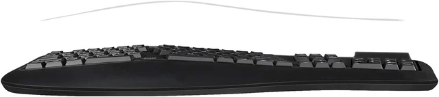 Alt view image 4 of 7 - TruForm AKB-150SB-TAA Smart Card Reader Keyboard, Black