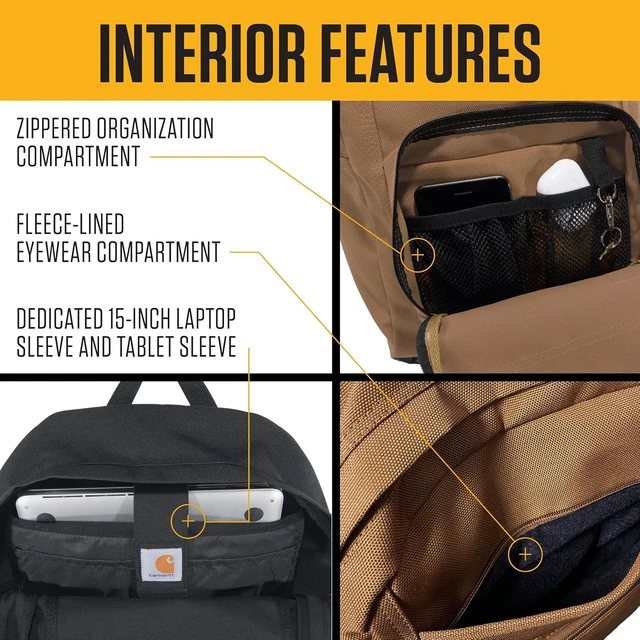 Alt view image 3 of 7 - Utility 23L Single-Compartment Backpack, Black