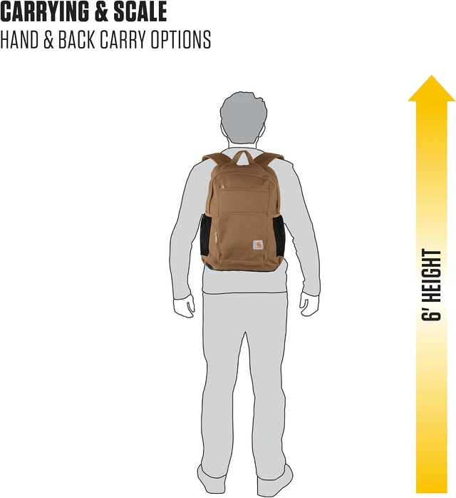 Alt view image 6 of 7 - Utility 23L Single-Compartment Backpack, Black
