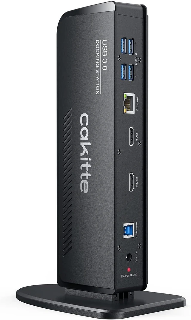 Main image of USB 3.0 Dual Monitor Docking Station Universal Laptop Dock for MacBook & Windows