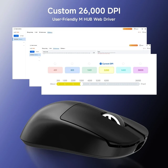 Alt view image 7 of 7 - L7 Pro Wireless Gaming Mouse Super Light 39g with 8K Receiver