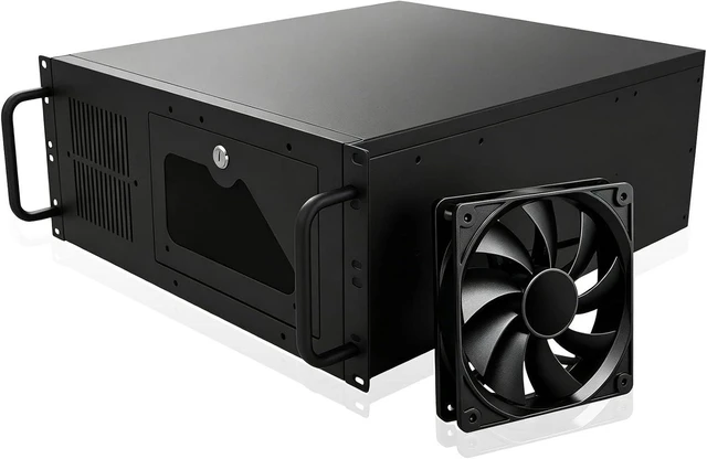 Main image of 4U Rack-Mount ATX Server Chassis 3.5 Bays, 1×Fan, 2×USB 3.0