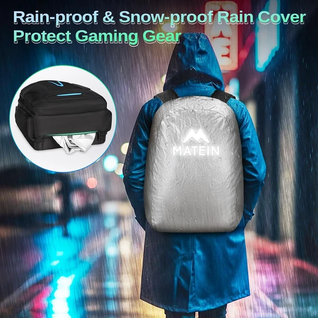 Alt view image 5 of 7 - 18-Inch Gaming Laptop Backpack with Thick Padded Compartment