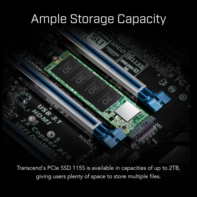 Alt view image 5 of 7 - 500GB MTE115S M.2 2280 PCIe 3.0 SSD 3000MB/s, Low Power