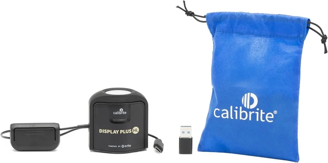 Alt view image 3 of 6 - Display Plus HL Monitor Calibration Colorimeter for Mini LED, OLED & Super-Bright Displays Advanced HL Sensor up to 10000 Nits, PROFILER Software, USB-C with Adapter