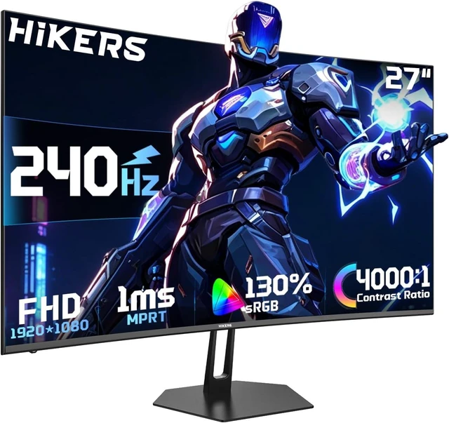 Main image of 27" 240Hz Curved Gaming Monitor FHD 1080P