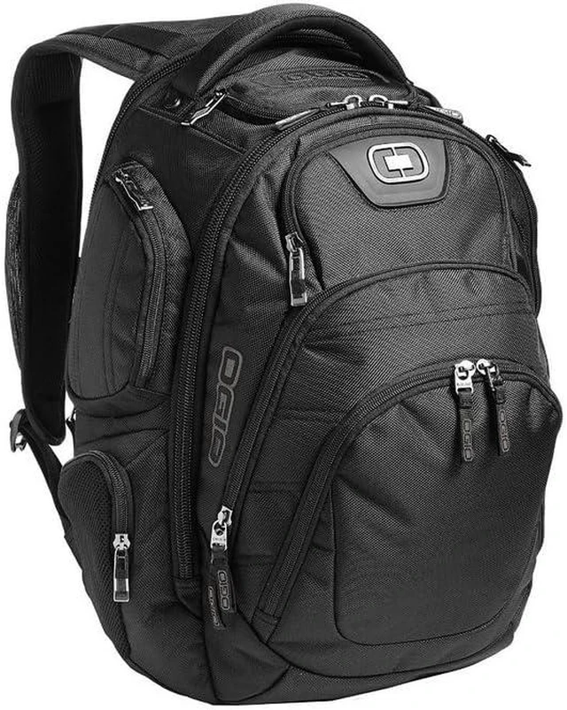 Main image of 411067 Stratagem Computer Backpack for Laptop/MacBook Pro, Black