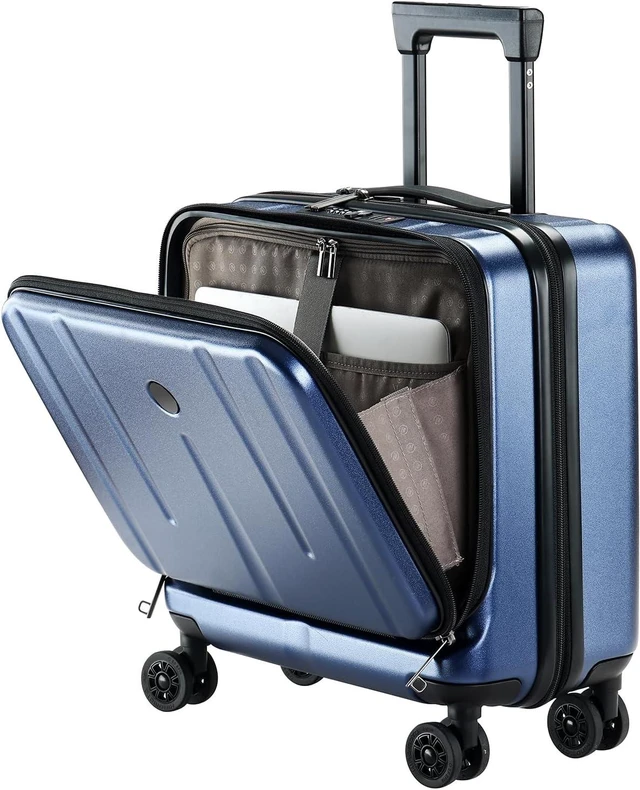 Main image of 16" Carry-On Briefcase Luggage with 2 Laptop Compartments
