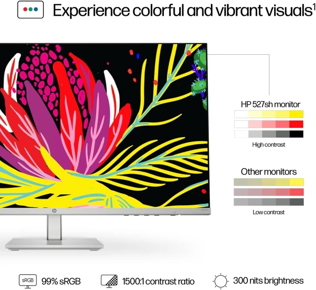 Alt view image 3 of 6 - Series 5 527sh 27" FHD IPS Monitor 300 Nits Brightness (2-Pack)