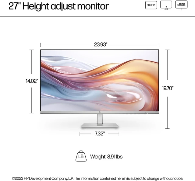 Alt view image 4 of 6 - Series 5 527sh 27" FHD IPS Monitor 300 Nits Brightness (2-Pack)