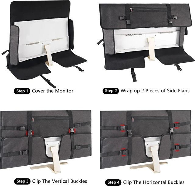 Alt view image 3 of 7 - 32" Monitor Travel Carrying Bag for Desktop AIO Computer