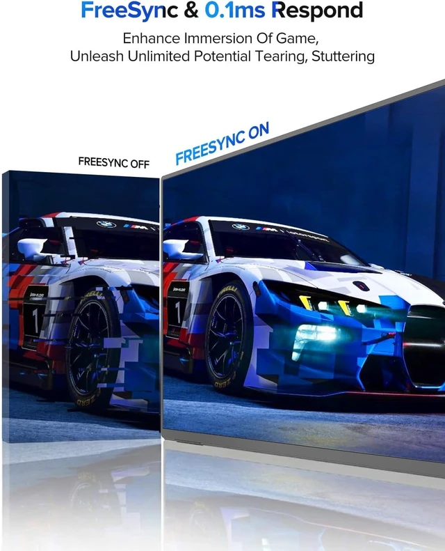Alt view image 3 of 7 - 21.5'' 100Hz QLED Portable Gaming Monitor for Laptop Ultra-Fast IPS, 125% sRGB