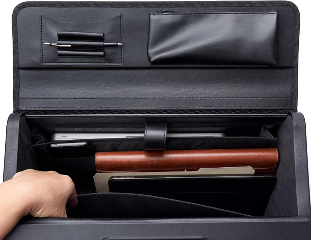 Alt view image 3 of 7 - 17" Rolling Laptop Briefcase on Wheels Attache Lawyers Case, Legal Size