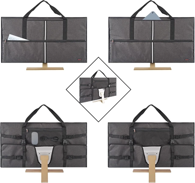 Alt view image 4 of 7 - 32" Monitor Travel Carrying Bag for Desktop AIO Computer