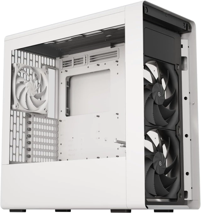 Alt view image 4 of 7 - BF360 Mid Tower Series PC Case (BF360 Flow, White)