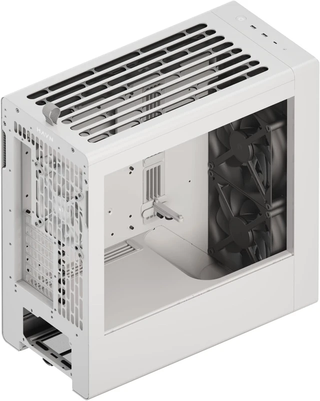 Alt view image 7 of 7 - BF360 Mid Tower Series PC Case (BF360 Flow, White)