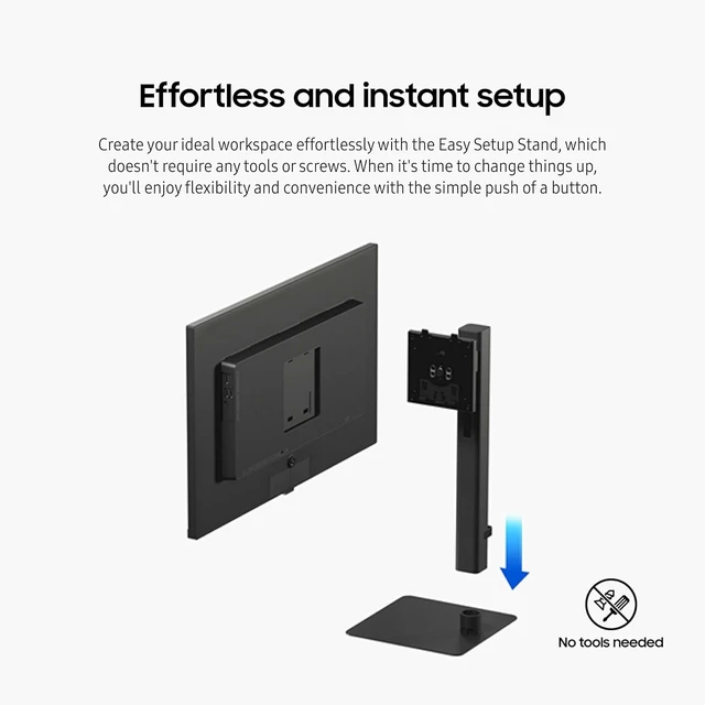 Alt view image 6 of 7 - ViewFinity S8 (S80D) 32" 4K UHD Computer Monitor HDR10, HDMI/DisplayPort/USB-A Ports, Height Adjustable Stand, LS32D806EANXGO, 2024, 3Yr Warranty