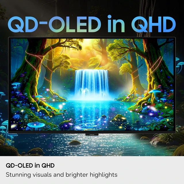 Alt view image 2 of 7 - 27" Odyssey OLED G6 (G61SH) QHD 1440P QD-OLED Gaming Monitor