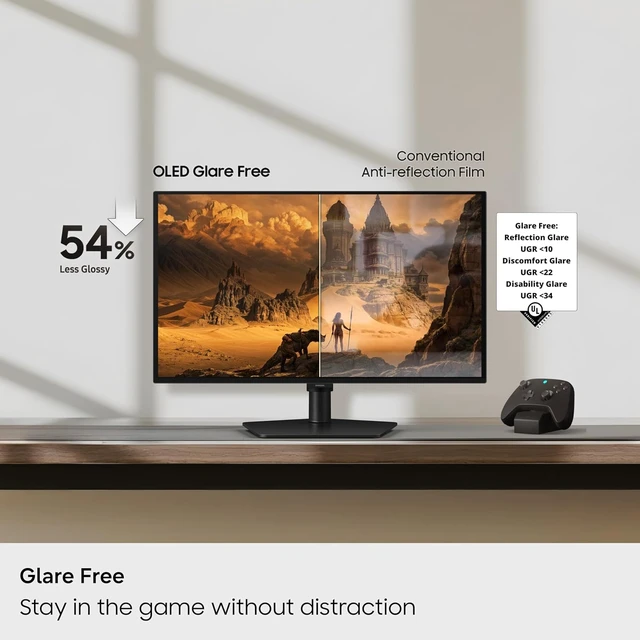 Alt view image 4 of 7 - 27" Odyssey OLED G6 (G61SH) QHD 1440P QD-OLED Gaming Monitor