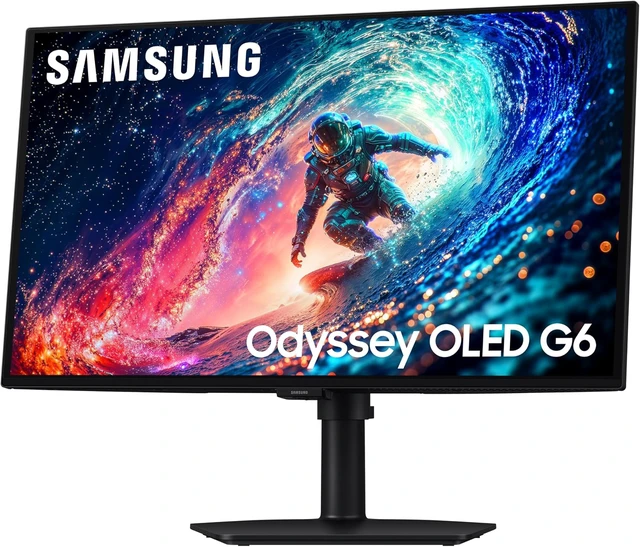 Alt view image 6 of 7 - 27" Odyssey OLED G6 (G61SH) QHD 1440P QD-OLED Gaming Monitor