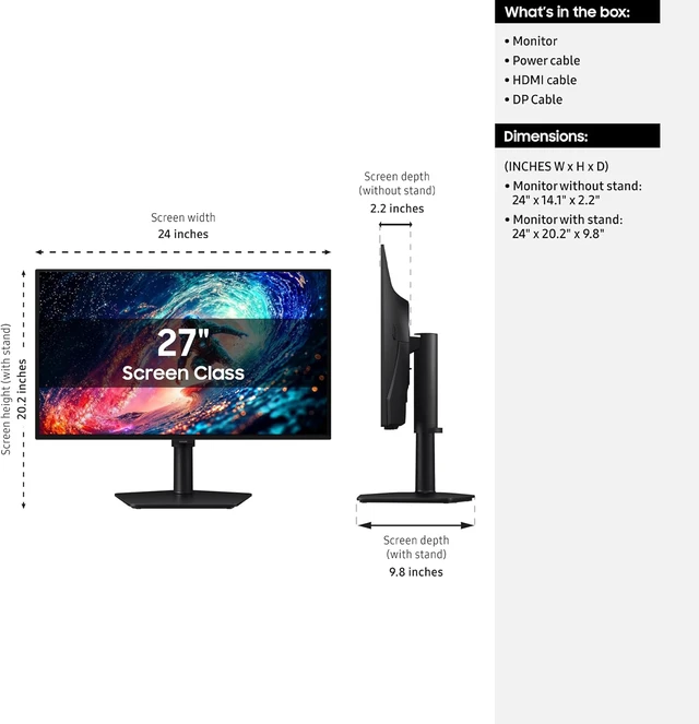Alt view image 5 of 7 - 27" Odyssey OLED G6 (G61SH) QHD 1440P QD-OLED Gaming Monitor