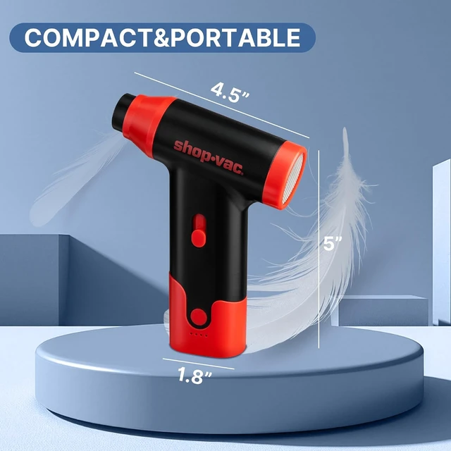Alt view image 3 of 7 - 110000RPM Cordless Air Blower 4-in-1 Electric Air Duster & Vacuum