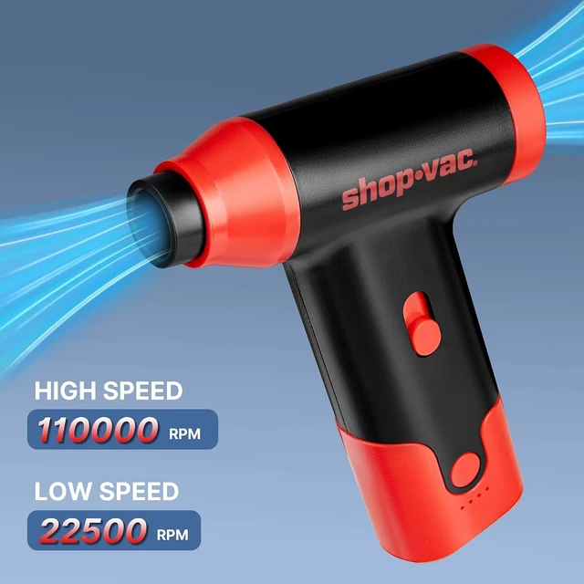 Alt view image 5 of 7 - 110000RPM Cordless Air Blower 4-in-1 Electric Air Duster & Vacuum