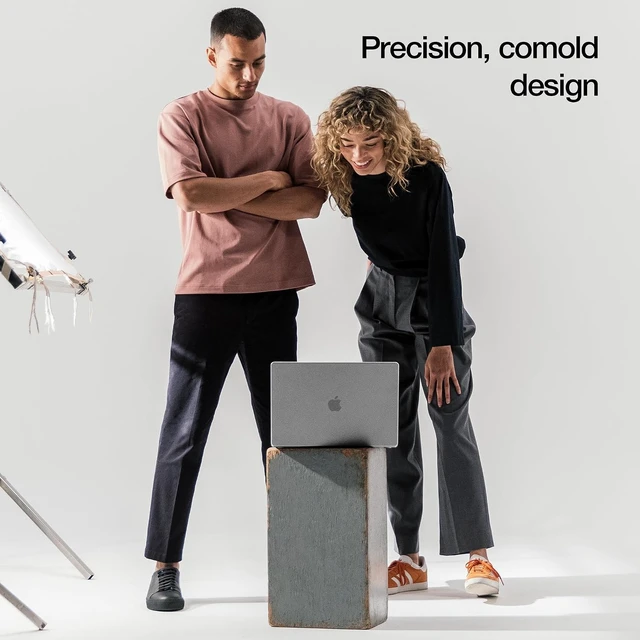Alt view image 6 of 7 - Dots Hardshell Case with Makrolon for MacBook Pro 14-Inch (Clear)