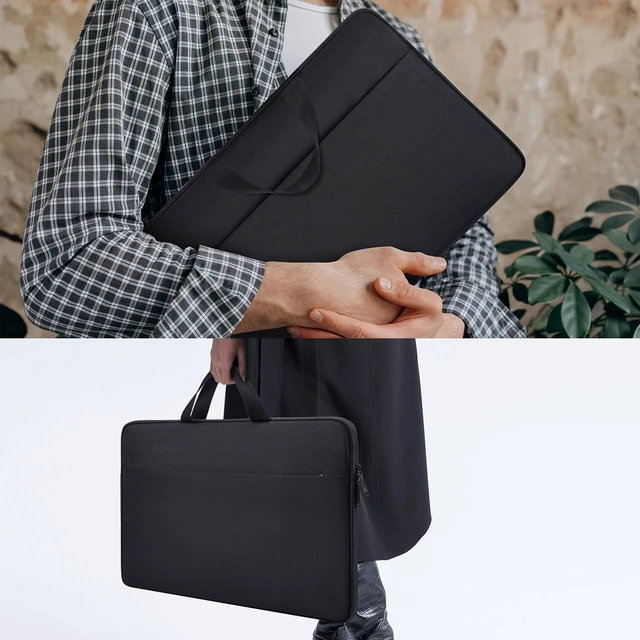 Alt view image 7 of 7 - 24-Inch Portable Monitor Case Protective Carrying Sleeve Bag for InnoView 23.8"/ZenScreen 24"/ViewSonic TD2423D Monitors (Black)