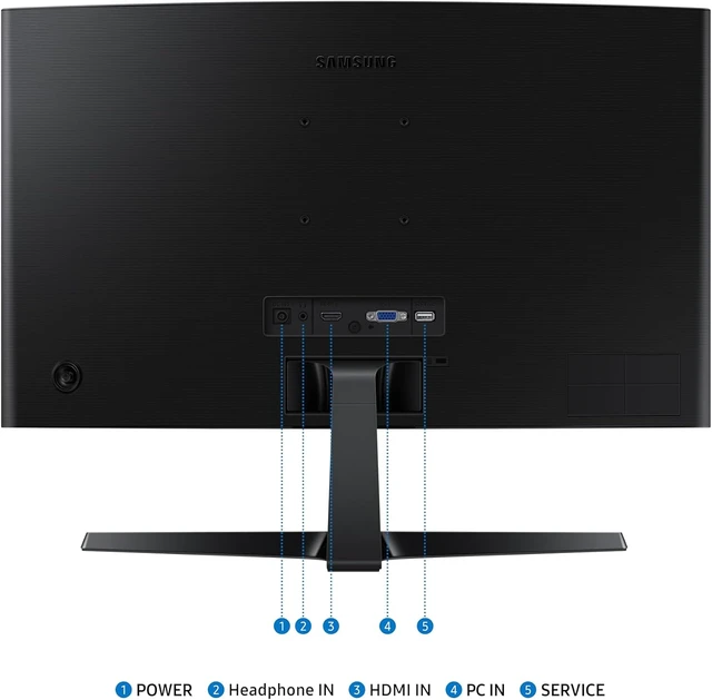 Alt view image 4 of 5 - S3 S36GD 24-Inch 100Hz Curved Computer Monitor LS24D368GANXZA
