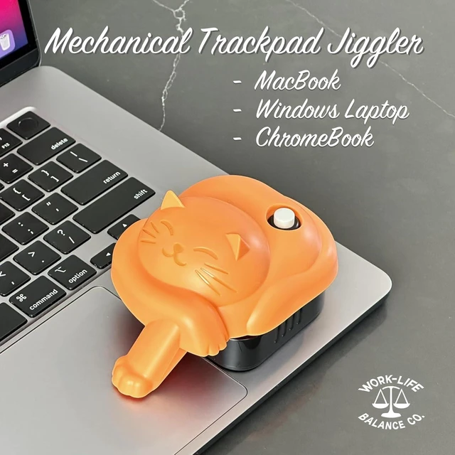 Alt view image 6 of 7 - Silent Cordless Trackpad Mouse Jiggler Undetectable Mouse Mover Device