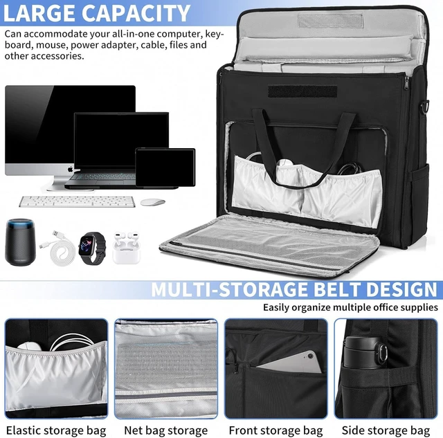 Alt view image 5 of 7 - 24-Inch iMac Carrying Case Padded Travel Case