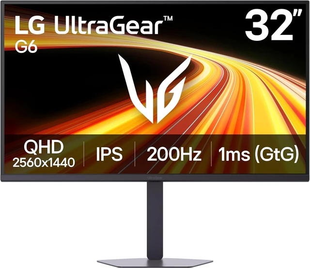 Main image of 32G620B-B 32-Inch UltraGear IPS QHD Gaming Monitor 200Hz, 1ms, G-Sync