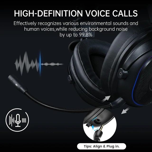 Alt view image 6 of 7 - 2.4GHz Wireless Gaming Headset for PS5/PS4/PC/Switch/Mobile/Mac