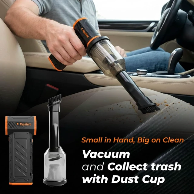 Alt view image 6 of 7 - 150000RPM Cordless Electric Air Duster with Vacuum 10000mAh, for PC & Keyboard