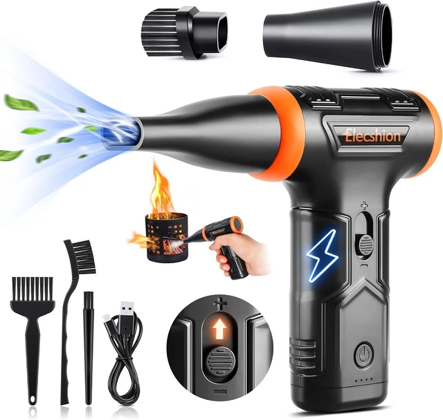 Main image of 110000RPM Electric Compressed Air Duster Super-Power Canned Air, Variable Speed, Fast-Charging Mini Blower for Computer/Keyboard/House/Outdoor & Car