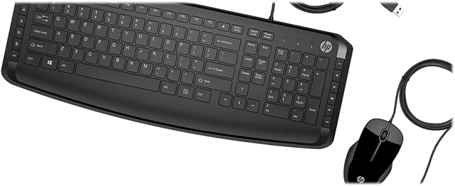 Alt view image 4 of 4 - Pavilion 200 Wired Keyboard & Mouse USB-A Plug-and-Play, Full-Size with Numeric Keypad, Enhanced F1-F12 Keys & 12 Hotkeys, 1600 DPI Mouse, Windows Compatible (9DF28AA#ABL) (Black)