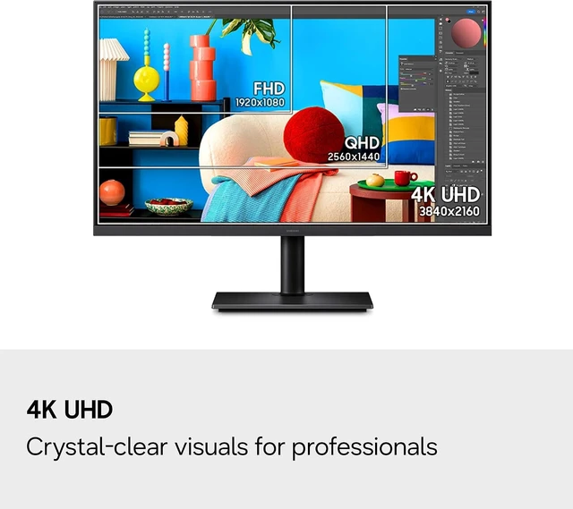 Alt view image 2 of 7 - ViewFinity S8 (S80UH) 32" High-Resolution Monitor