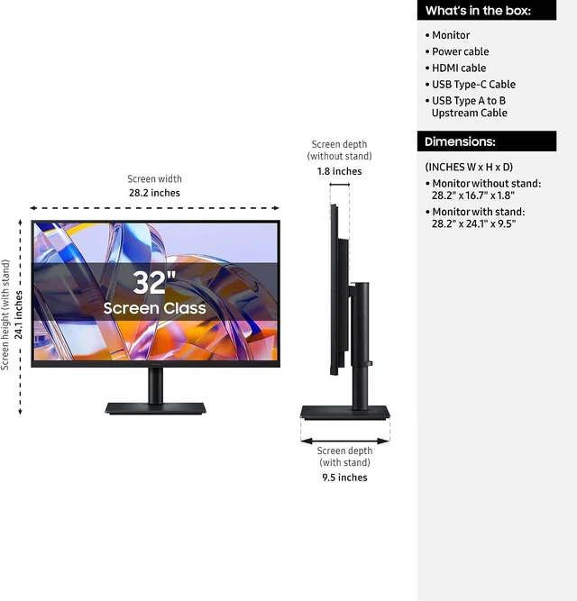 Alt view image 6 of 7 - ViewFinity S8 (S80UH) 32" High-Resolution Monitor