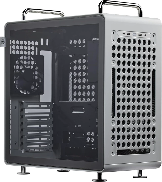 Main image of QUBE 540 ATX Mid-Tower PC Case High Airflow, Tempered Glass