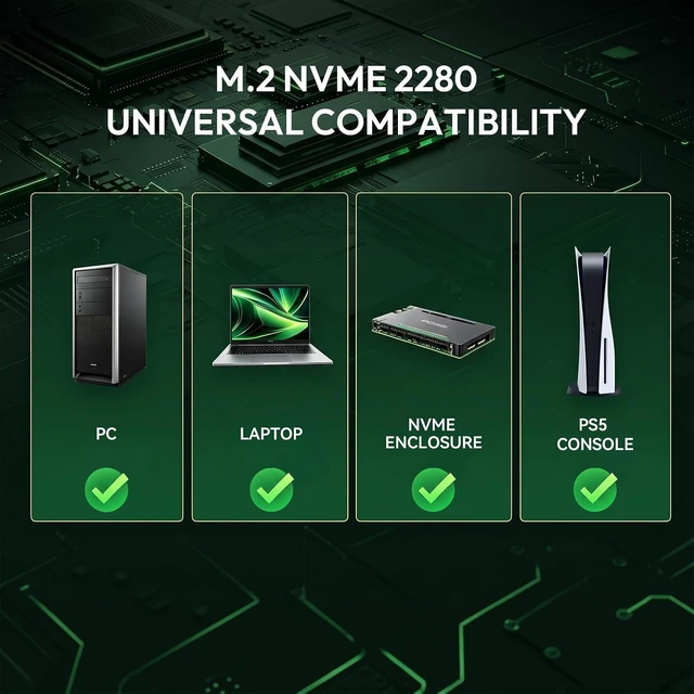 Alt view image 6 of 7 - 512GB M.2 NVMe Gen3 2280 SSD 3500MB/s Read Speed, for Laptop & PC