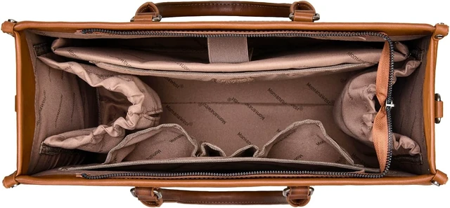 Alt view image 5 of 6 - 15.6-Inch Laptop Tote Bag for Women Business Office Work Briefcase with Adjustable Shoulder Strap