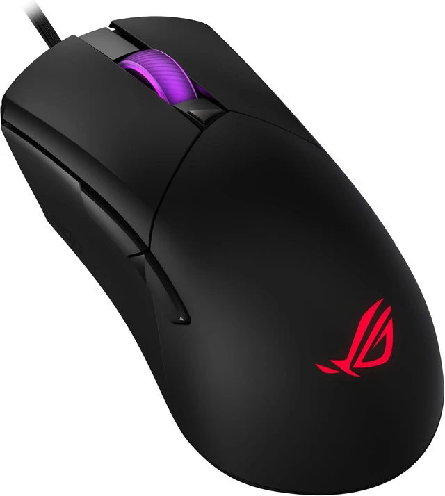 Alt view image 7 of 7 - ROG Gladius III Core Wired Gaming Mouse Right-Handed Ergonomic, 72g, 12K DPI, ROG Paracord, Hot-Swappable Switches, PC/Mac Support