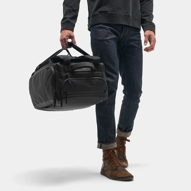 Alt view image 6 of 7 - 40L Duffel Travel Bag for Men & Women (Black)