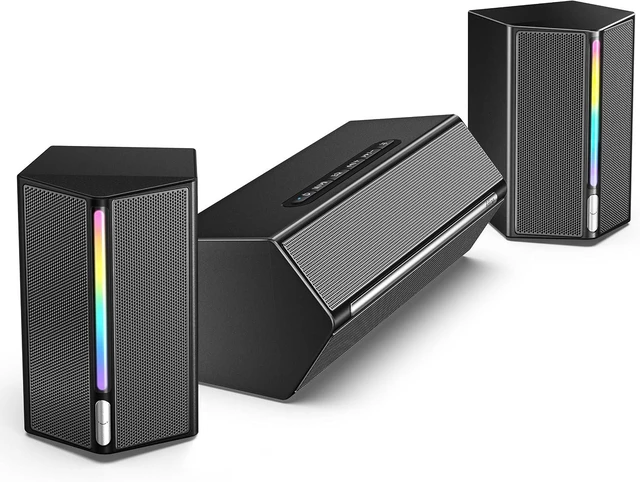 Main image of AmpliGame A22 2.1 Gaming Computer Speakers with Subwoofer & Bluetooth