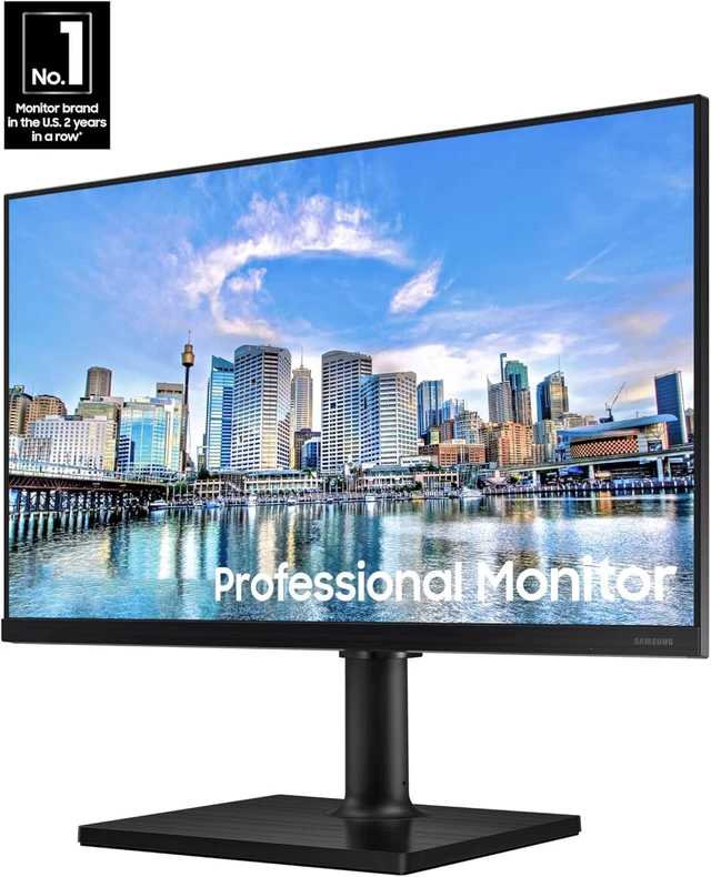 Alt view image 2 of 7 - FT45 Series 24-Inch FHD 1080p Computer Monitor 75Hz IPS, HDMI, DisplayPort, USB Hub, Height-Adjustable Stand, 3-Yr WRNTY (LF24T454FQNXGO) (Black)