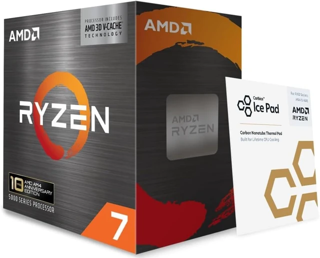 Main image of Ryzen 7 5800X3D Desktop Processor 8-Core, 16-Thread with 3D V-Cache Technology